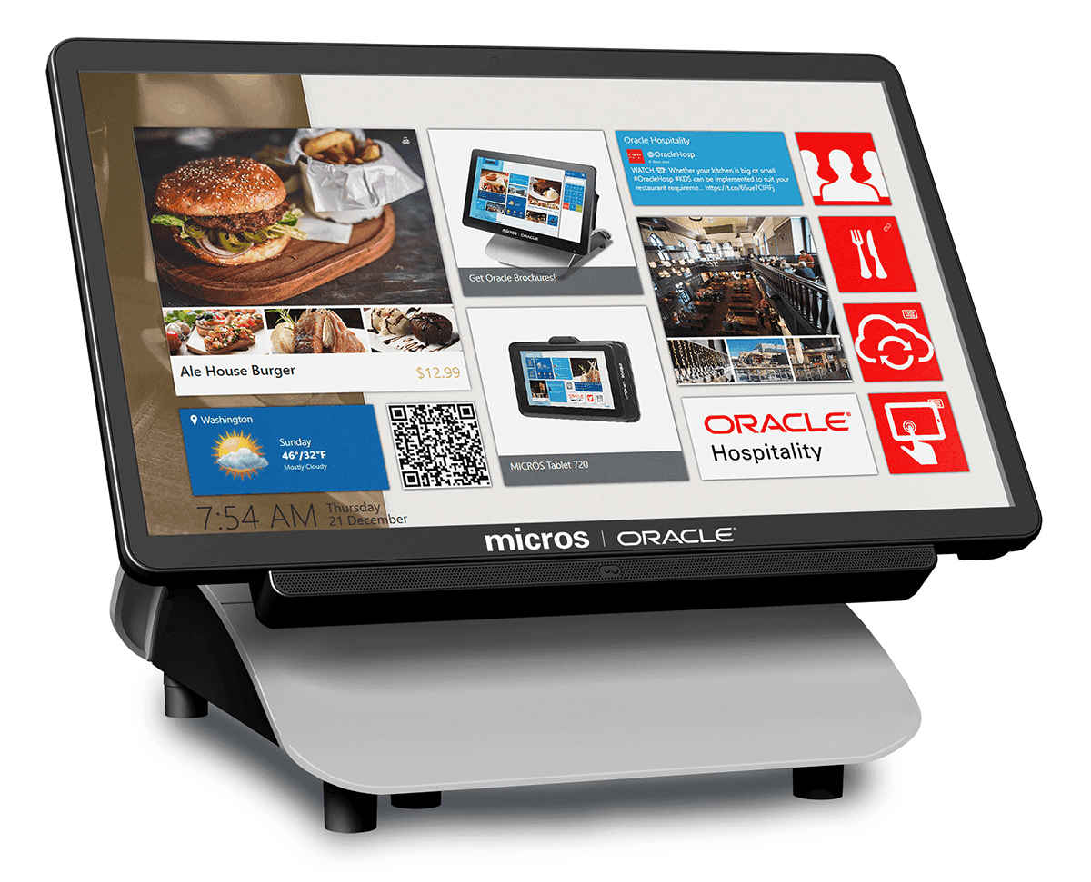 Oracle MICROS Workstation 6 Series countertop terminal